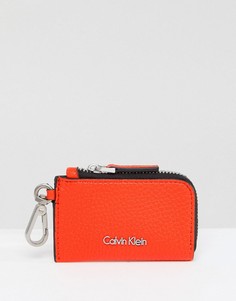 Кошелек для мелочи на молнии Calvin Klein - Оранжевый