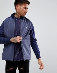 Темно-синяя куртка с воротником-стойкой Lyle &amp; Scott - Темно-синий