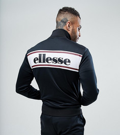 Черная спортивная куртка с логотипом на спине Ellesse - Черный