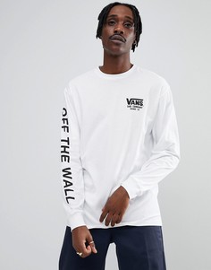 Белый лонгслив Vans 1-800 VA36TVWHT - Белый