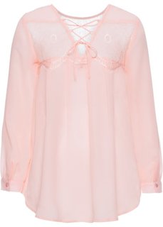 Блузка с красивым решением спинки (розовый) Bonprix