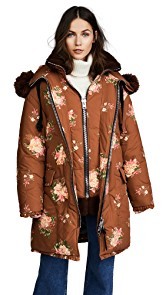 Coach 1941 Oversized Eiderdown Printed Puffer Coat