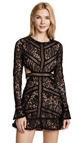 For Love &amp; Lemons Emerie Cutout Dress