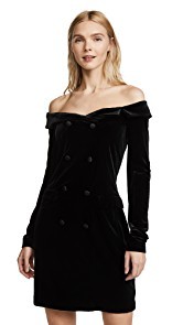 LAGENCE Romilly Velour Jacket Dress