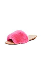 Loeffler Randall Isabel Shearling Slides