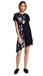 3.1 Phillip Lim Floral Combo Tee Dress