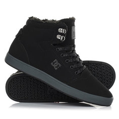 Кеды кроссовки зимние DC Shoes Crisis High Wnt Black/Grey