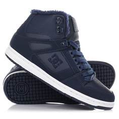 Кеды кроссовки зимние женские DC Rebound High Wn Navy