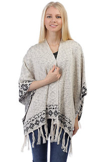 Пончо женский Billabong Desert Kiss Poncho White Cap