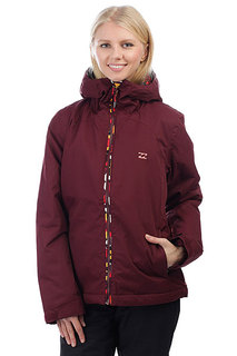Куртка утепленная женская Billabong Terra Mystic Maroon