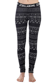 Термобелье (низ) женское Billabong Warm Up Tech Wandering Black