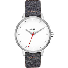 Кварцевые часы женский Nixon Kensington Leather Gray/Tan