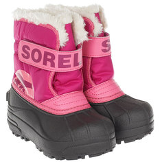 Ботинки для сноуборда детские Sorel Childrens Snow Commander Tropic Pink Deep Blush