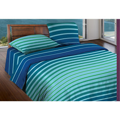 Постельное белье 2,0 Stripe Blue mint, БИО Комфорт, WENGE Motion