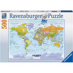 Пазл «Политическая карта мира» 500 шт Ravensburger