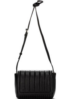 Кожаная сумка с откидным клапаном через плечо Dkny