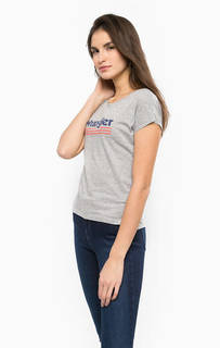 Серая футболка с круглым вырезом Wrangler