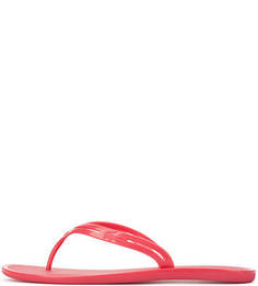 Пляжные сланцы цвета фуксии Lacoste