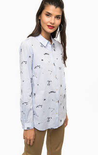 Хлопковая приталенная рубашка Scotch&Soda