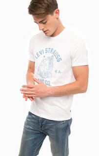 Хлопковая футболка с короткими рукавами Levis®
