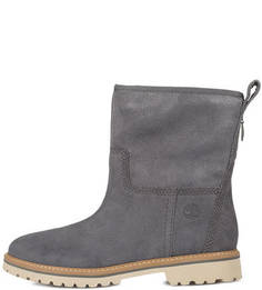 Серые замшевые полусапоги Timberland