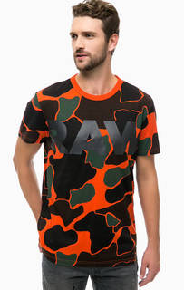 Футболка с камуфляжным принтом G Star RAW