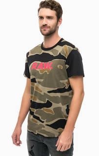 Футболка с камуфляжным принтом G Star RAW