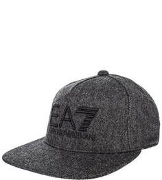 Шерстяная бейсболка с вышивкой EA7