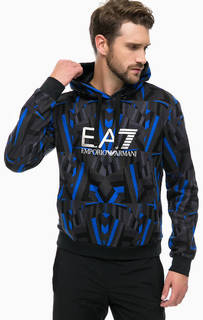 Толстовка с логотипом бренда EA7