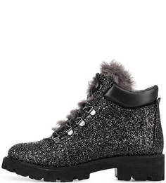 Блестящие ботинки на толстой подошве Steve Madden