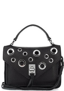 Маленькая кожаная сумка с одним отделом Rebecca Minkoff