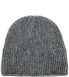 Серая вязаная шапка с подкладкой из флиса Canoe
