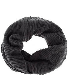 Серый вязаный шарф-хомут Selected