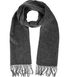 Серый шерстяной шарф Selected