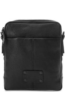 Маленькая кожаная сумка с широким плечевым ремнем Gianni Conti