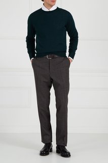 Зеленый шерстяной джемпер Canali
