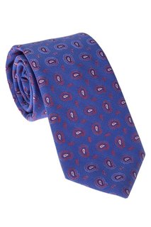 Шелковый галстук с узором пейсли Canali
