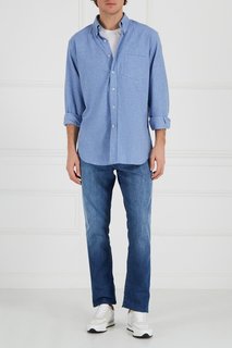 Белые кожаные кроссовки Canali
