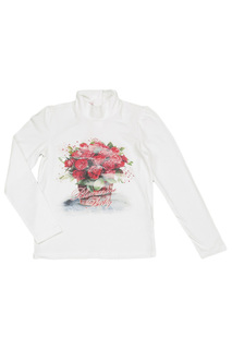 TURTLE-NECK T-SHIRT BABY BLUMARINE