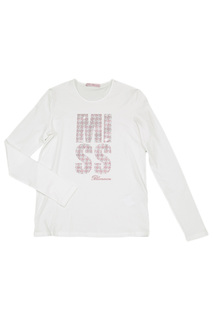 T-SHIRT W/APPLIQUES Miss Blumarine