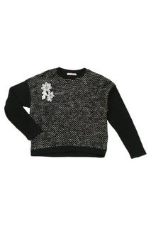 SWEATER W/APPLIQUES Miss Blumarine