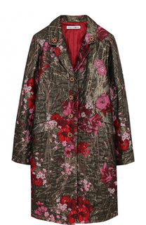Пальто с металлизированной отделкой и вышивкой Dolce &amp; Gabbana