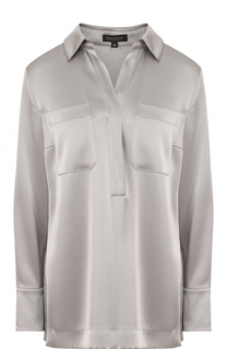 Блуза свободного кроя с накладными карманами Escada