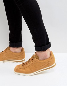 Светло-коричневые кроссовки Nike Classic Cortez SE 902801-700 - Рыжий