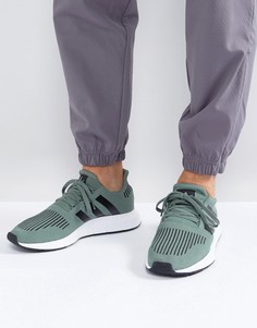 Зеленые кроссовки adidas Originals Swift Run CG4115 - Зеленый