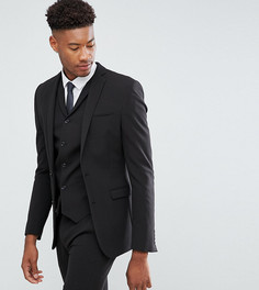 Черный пиджак супероблегающего кроя ASOS TALL - Черный