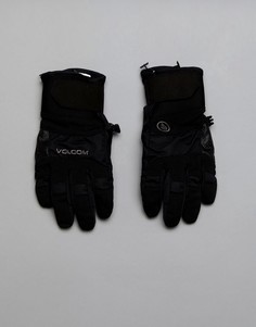 Перчатки с прочной нескользящей отделкой на ладонях Volcom - Черный