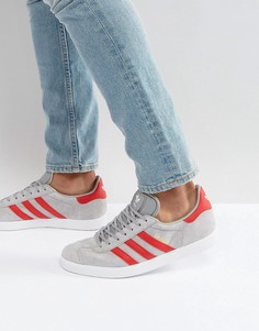 Серые кроссовки adidas Originals Gazelle - Серый
