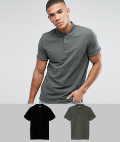 2 поло из пике ASOS - СКИДКА - Мульти
