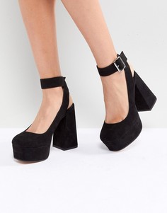 Туфли на каблуке и платформе ASOS PICASSO - Черный